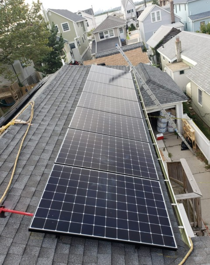 solar panel installation